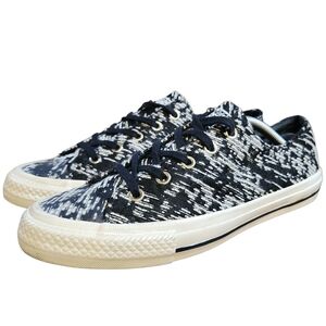 Converse Allstar Gemma Ox Black Egret Knit Low Top Women's Size 7 Chuck Taylor